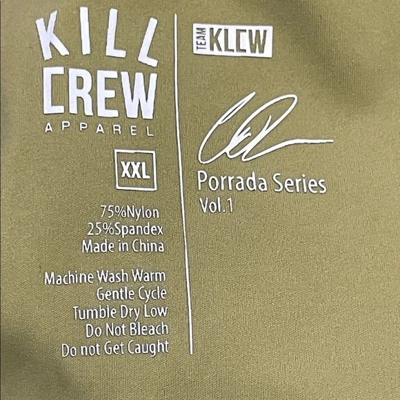 Kill Crew Women's Sport Bra. Lot of Two- One Black And One Olive. Size XXL. - Picture 10 of 10